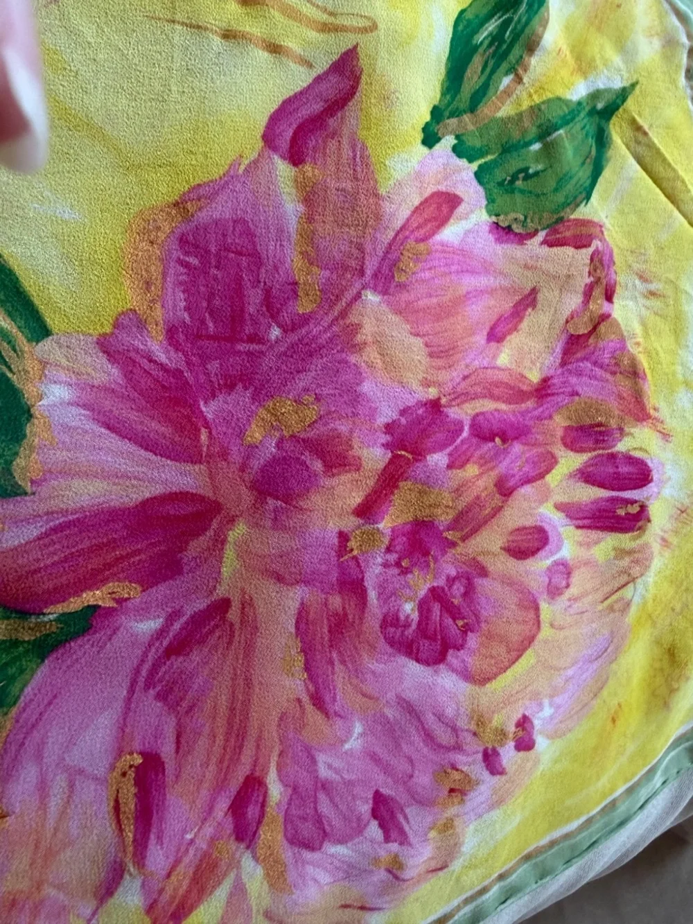 Vintage Carlisle Silk Chiffon Scarf